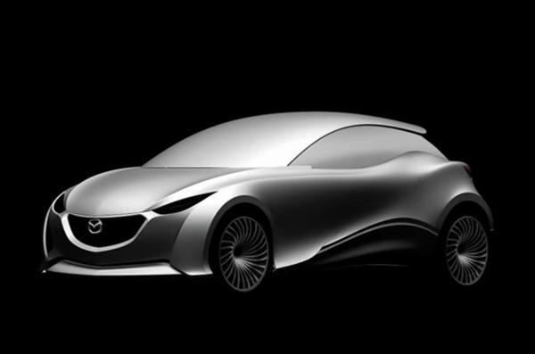 Первый эскиз нового авто от Mazda (1 фото)